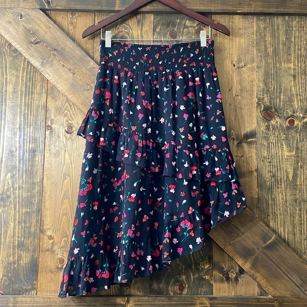 JOIE Gorowen Silk Asymmetrical Skirt - Picture 4 of 8